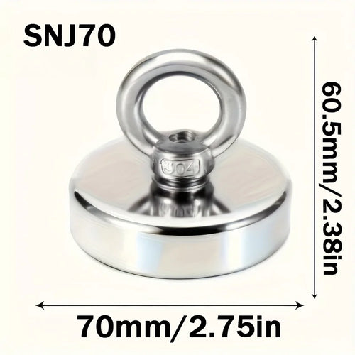 SNJ32/42/48/60/70/90 Ultra Powerful Fishing Magnet Heavy Duty, Strong