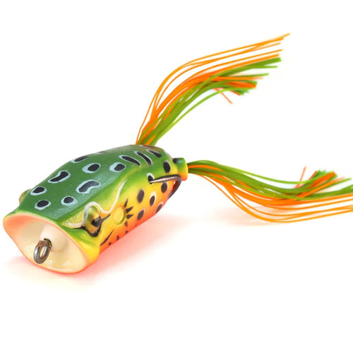 Big Mouth Topwater Frog Lures Durable Lifelike Silicone Bass Bait