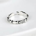925 Sterling Silver Fish Adjustable Rings For Women Engagement Jewelry Wholesale  and  Jewellery