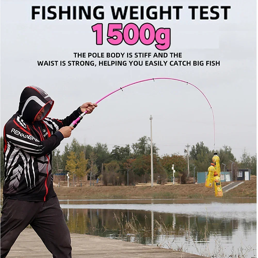 Portable Telescopic Fishing Rod Combo1.5-2.4m Fishing Rod and 2000