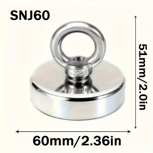 SNJ32/42/48/60/70/90 Ultra Powerful Fishing Magnet Heavy Duty, Strong