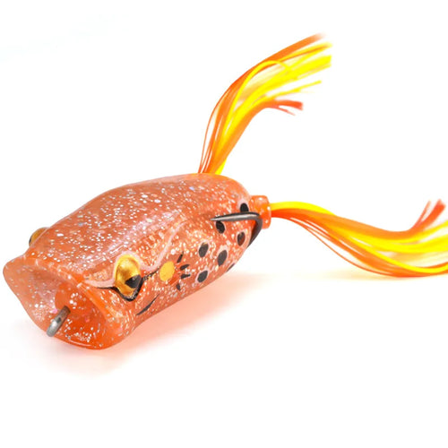 Big Mouth Topwater Frog Lures Durable Lifelike Silicone Bass Bait