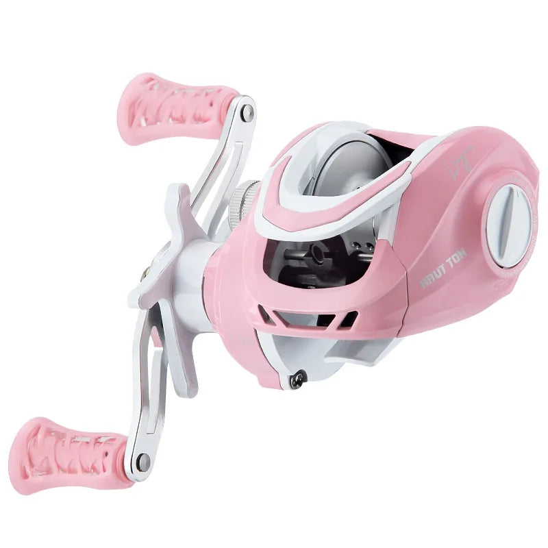Macaron Pink Water Drop Wheel, Far Throw Fishing Wheel Temu with