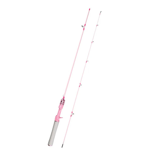 Pink Macaron UL Action Carbon Fishing Rod Women Ultra Light Lure Rod