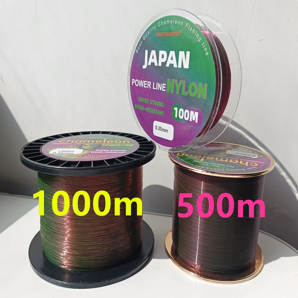 REDTOMATO 500m/1000m Color Changing Chameleon Line Fluorocarbon Coat